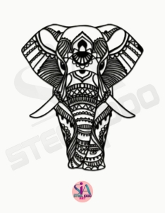 لوحة الفيل الضرغام ... Code 5504