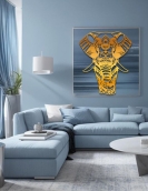 لوحة الفيل الضرغام ... Code 5504