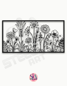 لوحة زهور السعادة والنسيم ... Code 5506