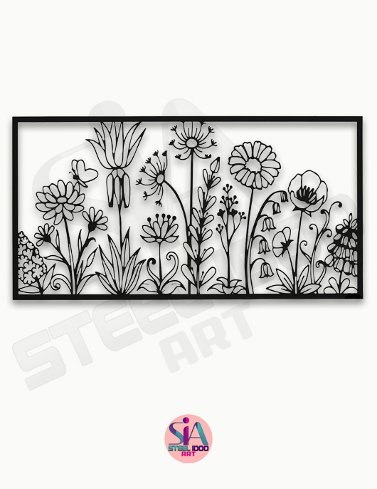 لوحة زهور السعادة والنسيم ... Code 5506