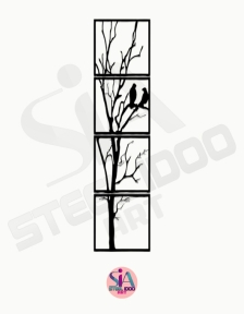 لوحة شجرة البرج من اربع قطع ... Code 5508