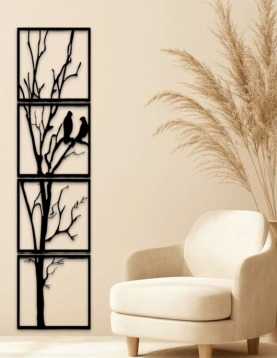 لوحة شجرة البرج من اربع قطع ... Code 5508