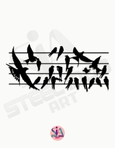 لوحة عائلة الطيور ... Code 5508