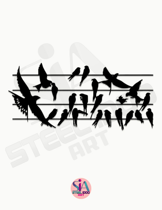 لوحة عائلة الطيور ... Code 5508