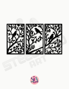 لوحة عصافير وأغصان ... Code 5501