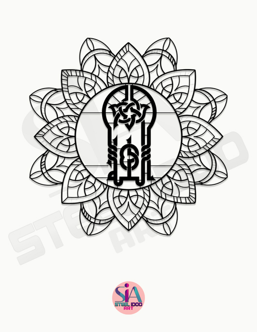 لوحة لفظ الجلالة الله رقم ( 5 ) ... Code 1108