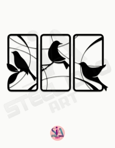 لوحة طيور المحبة ... Code 5511