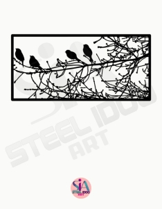 لوحة عصافير الأغصان ... Code 5505