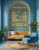 لوحة عصافير الحرية ... Code 5502