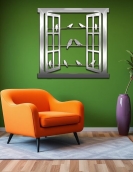 لوحة عصافير الصباح ... Code 5506