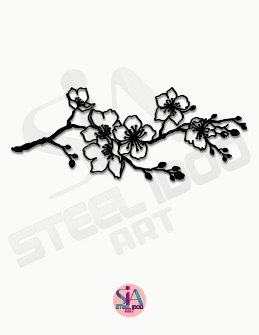 لوحة غصن الورود ... Code 3304