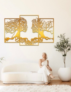 لوحة العاشقان وسط الأغصان ... Code 3309