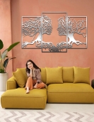 لوحة العاشقان وسط الأغصان ... Code 3309