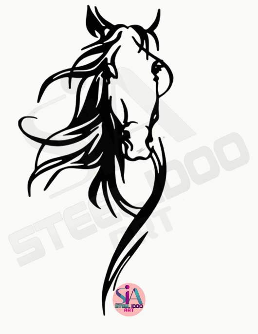 لوحة حصان الأحلام ... Code 4403