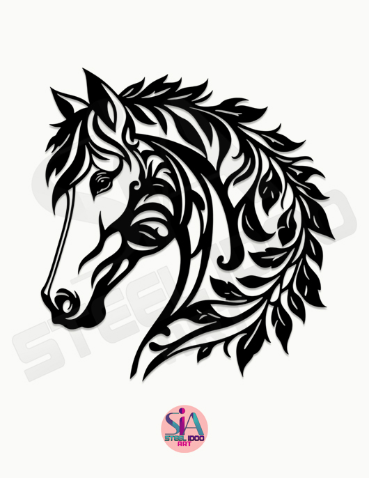 لوحة حصان الأغصان ... Code 4401