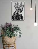 لوحة سيدة المنزل ... Code 9903