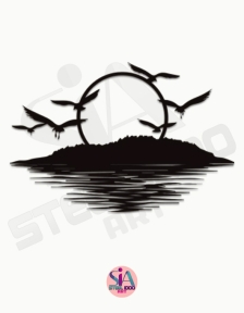 لوحة غروب وشروق ... Code 9904