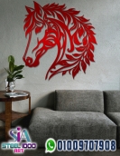 لوحة فنية لوجه حصان