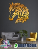 لوحة فنية لوجه حصان