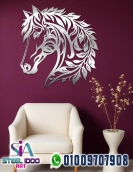 لوحة فنية لوجه حصان